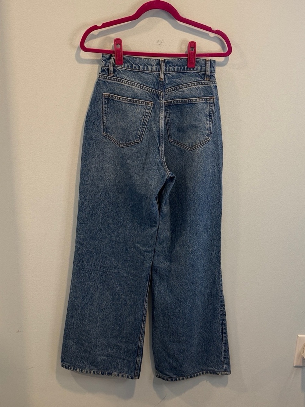 Reformation Cary High Rise Slouchy Wide Leg Jeans 25 - Picture 4 of 4